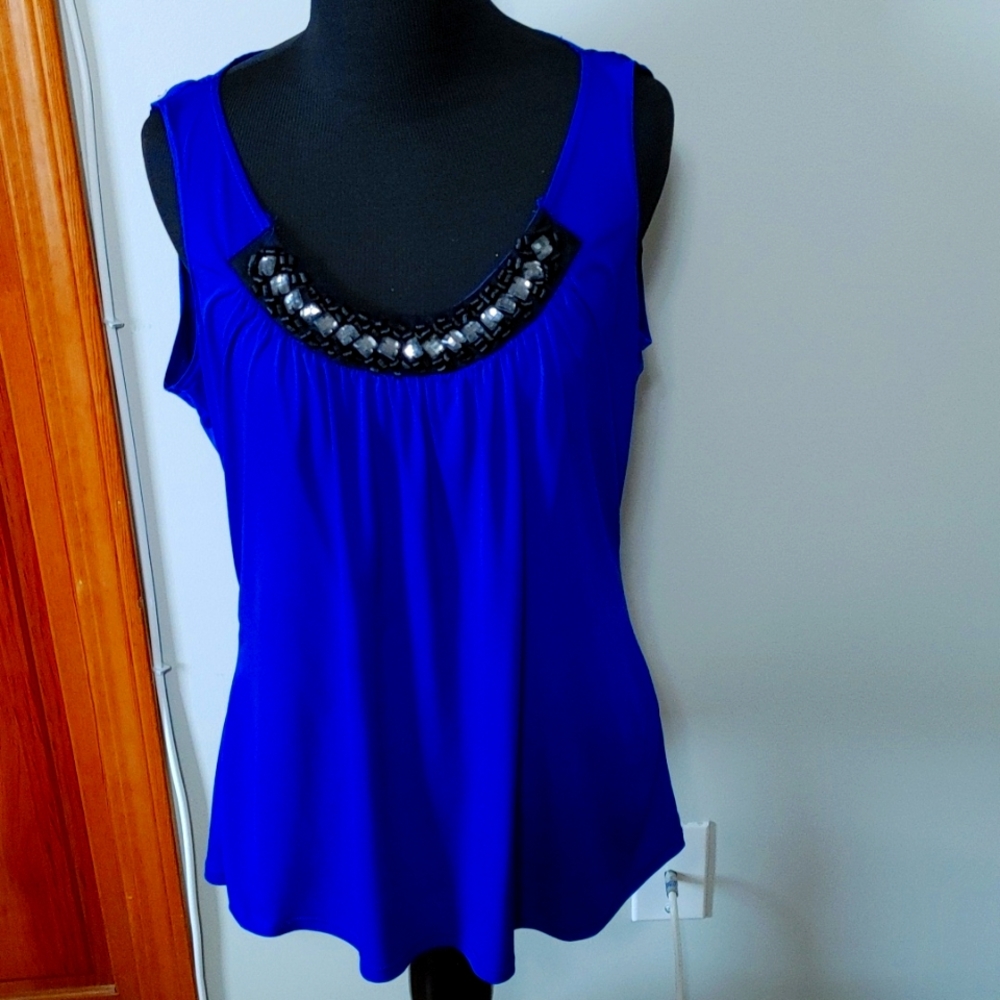 Royal blue top